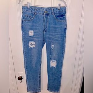SHEIN High Waisted Mom Jeans
